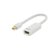 Ednet miniDisplayPort - HDMI Adapter/Converter cable 0,15m White