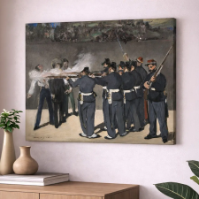  Édouard Manet - Miksa császár kivégzése vászonkép dekoráció