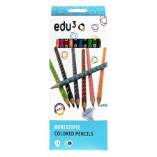 EDU3 Színes ceruza edu3 háromszöglet&#369; 12 db/készlet 1201012 színes ceruza