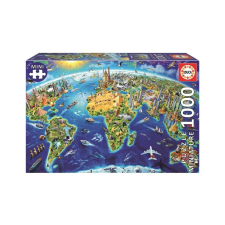 Educa 1000 db-os Miniature puzzle - A világ nevezetességei (19036) puzzle, kirakós