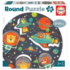 Educa 28 db-os Kör alakú puzzle - Az űrben puzzle, kirakós