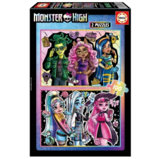 Educa 2 x 100 db-os puzzle - Monster High (19704) puzzle, kirakós