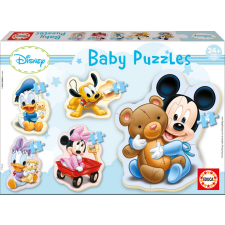 Educa 5 az 1-ben Baby sziluett puzzle (3,4,5 db-os) - Disney - Mickey (13813) puzzle, kirakós