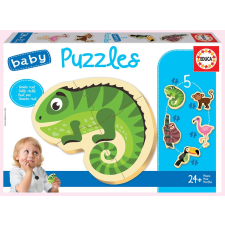  educa bébi puzzle trópusi állatok puzzle, kirakós