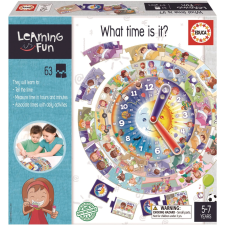 Educa Learning is Fun: mennyi az idő? puzzle, kirakós