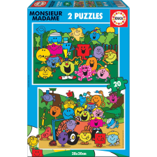 Educa monsieur madame 2x20 darabos puzzle készlet puzzle, kirakós