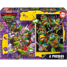 Educa Ninja Teknősök puzzle 2x500 darabos puzzle, kirakós