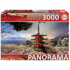 Educa puzzle, 3000 db-os - Fuji-hegy és Chureito-pagoda puzzle, kirakós