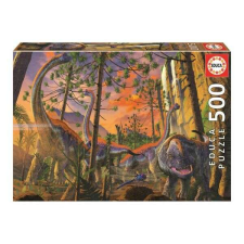 Educa puzzle 500 db-os - Kíváncsi dinoszauruszok puzzle, kirakós