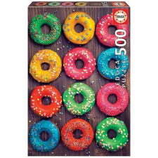 Educa puzzle 500 db-os - Színes fánkok puzzle, kirakós