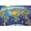 Educa Puzzle Educa 19036 - Miniature puzzle - A világ nevezetességei puzzle - 1000 db-os világtérkép puzzle 46x30 cm
