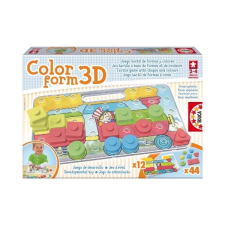 Educa Szín és forma rakó 3D puzzle, E15498 puzzle, kirakós