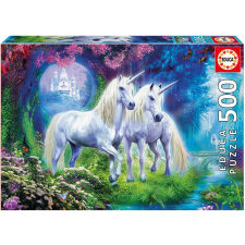 Educa Unikornisos Puzzle 500 Darabos - Unikornisok Az Erdőben (GXP-633869) puzzle, kirakós