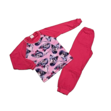 EEVI 2 Részes Pamut Pizsama -Rózsaszín Yorkie Mintás 104 gyerek hálóing, pizsama