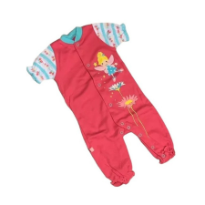 EEVI Nyári Pamut Ragdalozó - Rózsaszín/Menta Tündéres 62 rugdalózó