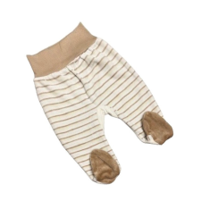 EEVI Plüss bébi nadrág - Krém/Bézs Csíkos 74 babanadrág