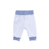 EEVI Plüss bébi nadrág, lábfejnélküli - Kék 80