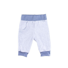 EEVI Plüss bébi nadrág, lábfejnélküli - Kék 80 babanadrág