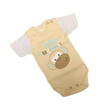 EEVI Rövid ujjú Body - Mogyoróbarna Majom - 74 kombidressz, body