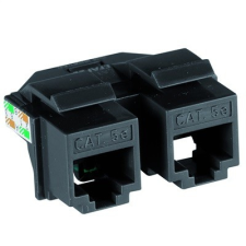 Efapel 21980 RJ45 Cat5e UTP dupla csatlakozó villanyszerelés