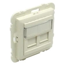  Efapel 90442_SMF RJ45 dupla fedlap, elefántcsont villanyszerelés