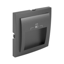 Efapel 90673_TIS USB aljzat fedél, szürke villanyszerelés