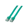 EFB RJ45 Flachpatchkabel U/FTP, Cat.6A, PVC, 1m, grün (K5545GN.1)
