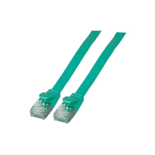 EFB RJ45 Flachpatchkabel U/FTP, Cat.6A, PVC, 3m, grün (K5545GN.3) kábel és adapter
