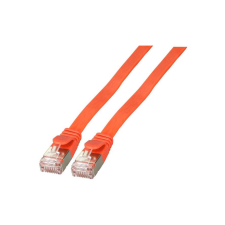 EFB RJ45 Flachpatchkabel U/FTP, Cat.6A, PVC, 5m, rot (K5545RT.5) kábel és adapter