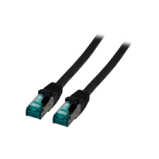 EFB RJ45 Patchkabel S/FTP, Cat.6A, LSZH, 15m, schwarz (MK6001.15B) kábel és adapter