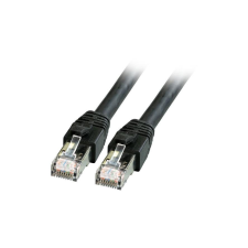 EFB RJ45 Patchkabel S/FTP, Cat.8.1,BC, LSZH, 10m, schwarz (K5528SW.10) kábel és adapter