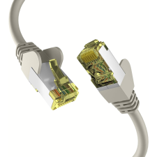 EFB S/FTP CAT6A Patch kábel 2m - Szürke kábel és adapter