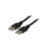 EFB USB2.0 Anschlusskabel A-A,St.-St.,1,8m,schwarz,Classic (K5253SW.1,8)
