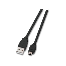 EFB USB2.0 Kabel A-Mini B (5polig),St.-St.,0.5m,sw,Classic (K5250SW.0,5V2) kábel és adapter