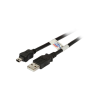 EFB USB2.0 Kabel A-Mini B (5polig),St.-St.,1,8m,sw,Premium (K5251SW.1,8)
