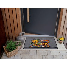 Efia GmbH Funky Cat 050x075 cm szennyfogó lábtörlő lakástextília