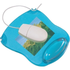 Egérpad csuklótámasszal Q-Connect kék egérpad