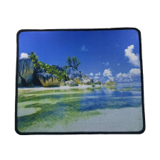 Egérpad, gumírozott talp, TB24752, csúszásmentes, vízálló, 250x300x3mm, tengerparti mintával asztali számítógép kellék
