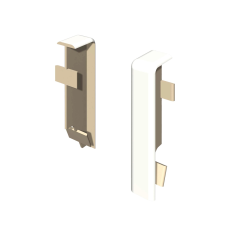 Egger Szegélyléc Közdarab Univerzális fehér  2 darab élvédő, sín, szegélyelem