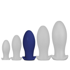 EggPlay Sárkánytojás puha szilikon seggdugó DARKBLUE L anál