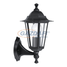 EGLO 22468 Kült.fali fel E27 1x60W fekete Laterna4 kültéri világítás