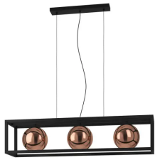 EGLO 390091 Függeszték E27 3x40Wfekete/réz Cordoba világítás
