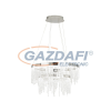 EGLO 39281 LED függelék 2karika ᴓ61cm króm/kristály Antelao