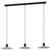EGLO 39912 LEDfüggeszték GU10 3x5W fek/fa Mayazes