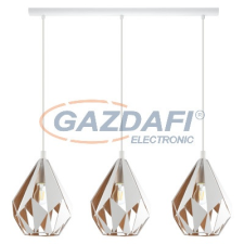 EGLO 43002 Függeszték E27 3x60W fehér/aranyCarlton1 világítás