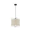 EGLO 43292 függeszték E27 1x40W 40cm natúr/fekete Bridekirk