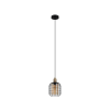 EGLO 43527 Függeszték E27 1x40W fk/amber Chisle