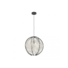 EGLO , 44006 , WAVERTON , függesztett lámpa , E27 , 1X40W , IP20 , fehér, fekete