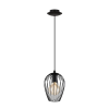 EGLO 49477 függeszték E27 60W 16cm fekete Newtown