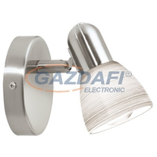 EGLO 88472 Fali E14 1*40W m.nikkel fehér b. Dakar1 világítás